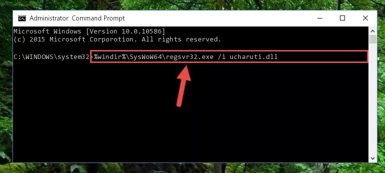 Uninstalling the Ucharuti.dll file's problematic registry from Regedit (for 64 Bit)