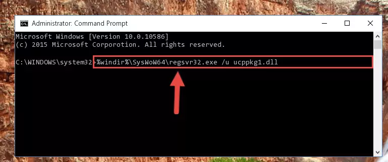Reregistering the Ucppkg1.dll file in the system (for 64 Bit)