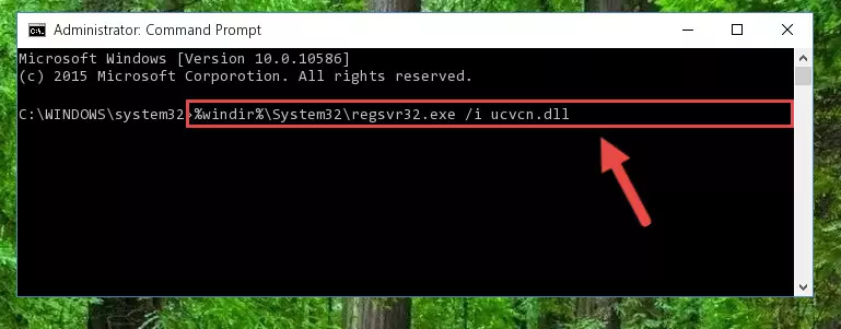Uninstalling the Ucvcn.dll library from the system registry