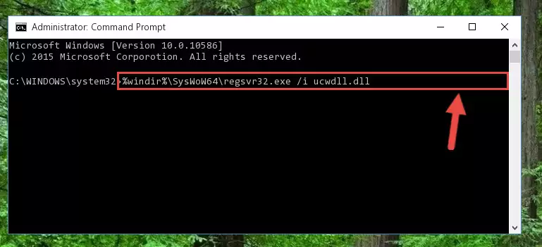 Uninstalling the Ucwdll.dll library's broken registry from the Registry Editor (for 64 Bit)