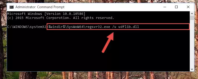 Creating a clean registry for the Udflib.dll file (for 64 Bit)