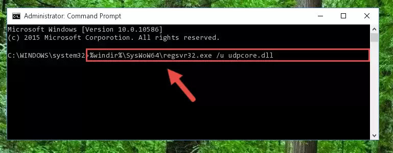Making a clean registry for the Udpcore.dll file in Regedit (Windows Registry Editor)