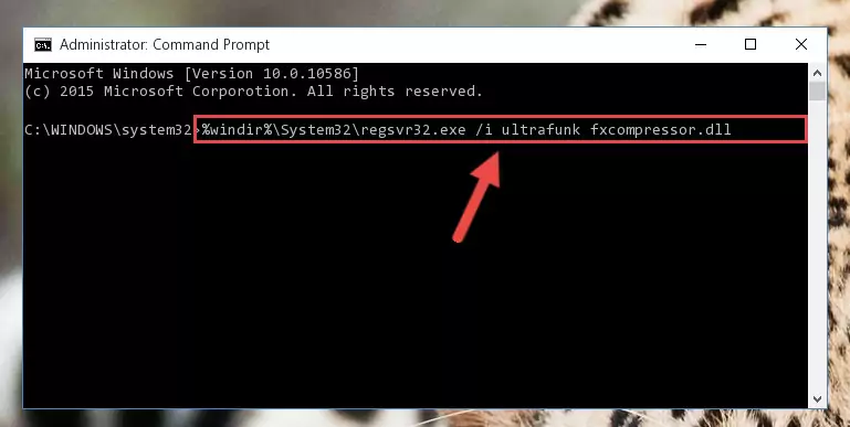 Deleting the Ultrafunk fxcompressor.dll file's problematic registry in the Windows Registry Editor
