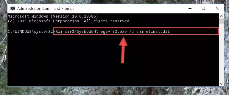 Creating a clean registry for the Uninetinst.dll file (for 64 Bit)
