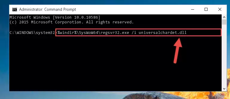 Deleting the Universalchardet.dll file's problematic registry in the Windows Registry Editor