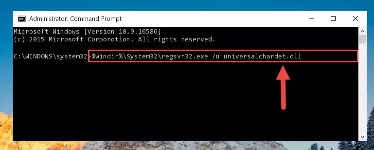Extracting the Universalchardet.dll file from the .zip file