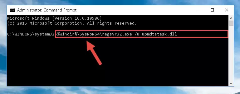 Making a clean registry for the Upmdtstask.dll library in Regedit (Windows Registry Editor)