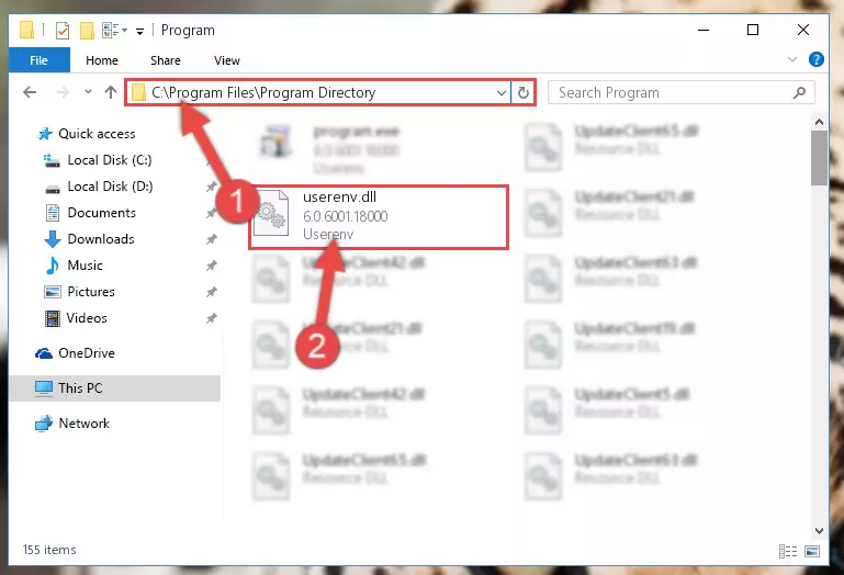 Uninstalling the Userenv.dll library's broken registry from the Registry Editor (for 64 Bit)