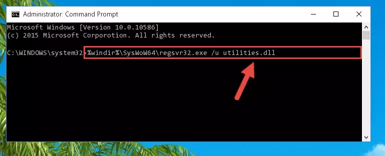 Creating a new registry for the Utilities.dll file