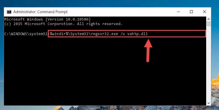 Making a clean registry for the Vahtp.dll file in Regedit (Windows Registry Editor)