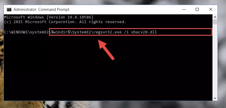Creating a clean registry for the Vbacv20.dll file (for 64 Bit)