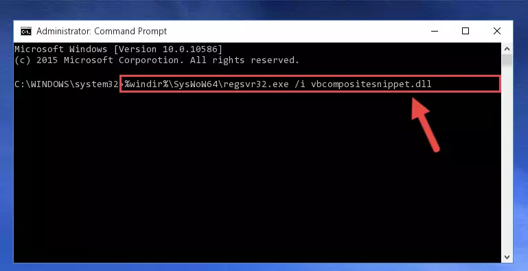 Uninstalling the Vbcompositesnippet.dll file's problematic registry from Regedit (for 64 Bit)