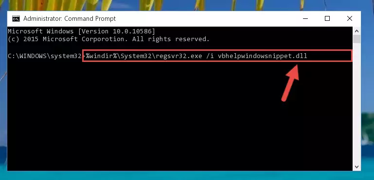 Creating a clean registry for the Vbhelpwindowsnippet.dll file (for 64 Bit)