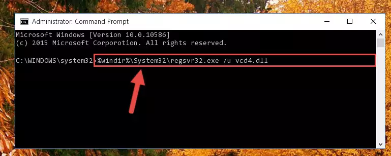 Extracting the Vcd4.dll file