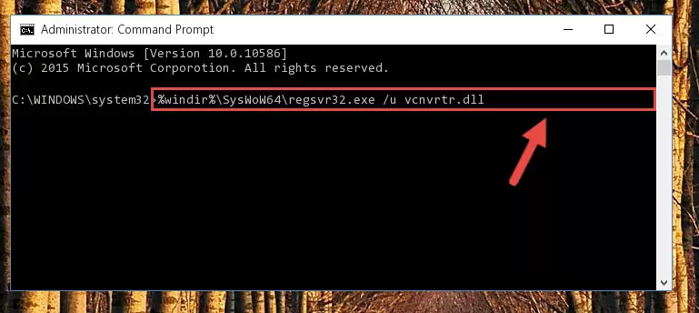 Making a clean registry for the Vcnvrtr.dll library in Regedit (Windows Registry Editor)