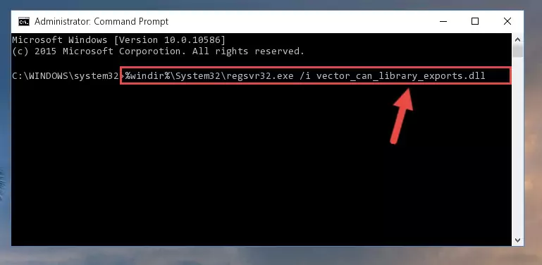 Cleaning the problematic registry of the Vector_can_library_exports.dll library from the Windows Registry Editor