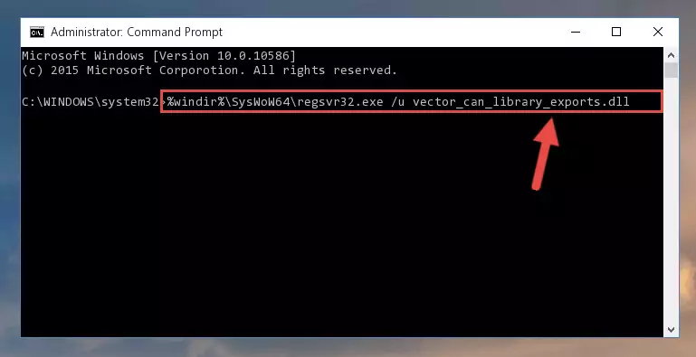 Creating a clean registry for the Vector_can_library_exports.dll library (for 64 Bit)