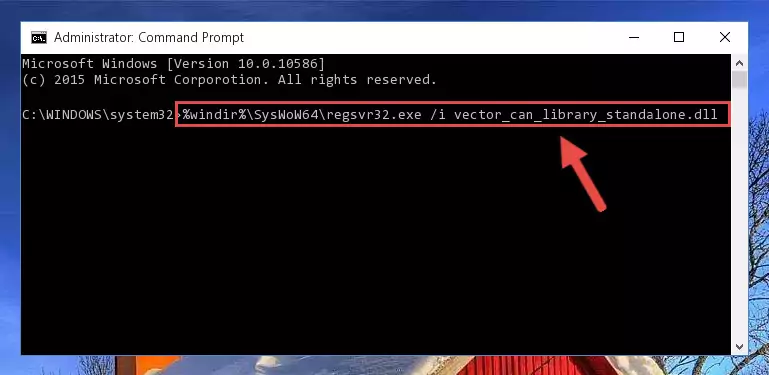 Cleaning the problematic registry of the Vector_can_library_standalone.dll library from the Windows Registry Editor