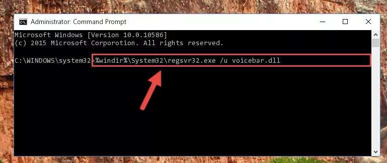 Extracting the Voicebar.dll file