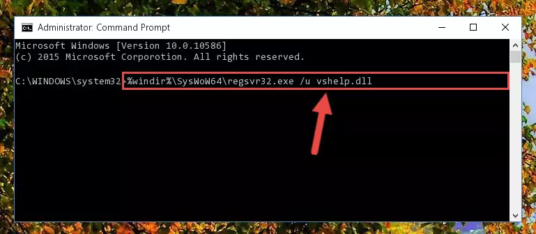 Creating a clean registry for the Vshelp.dll library (for 64 Bit)
