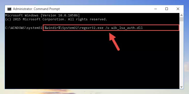 Making a clean registry for the W2k_lsa_auth.dll file in Regedit (Windows Registry Editor)