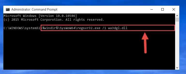 Uninstalling the Wa3dgl.dll file's problematic registry from Regedit (for 64 Bit)