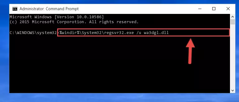 Making a clean registry for the Wa3dgl.dll file in Regedit (Windows Registry Editor)