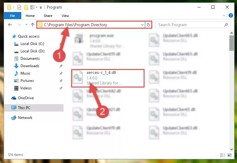 Uninstalling the Xerces-c_1_4.dll library's broken registry from the Registry Editor (for 64 Bit)