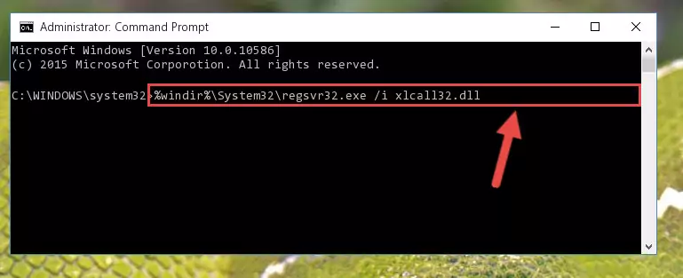 Uninstalling the Xlcall32.dll library from the system registry