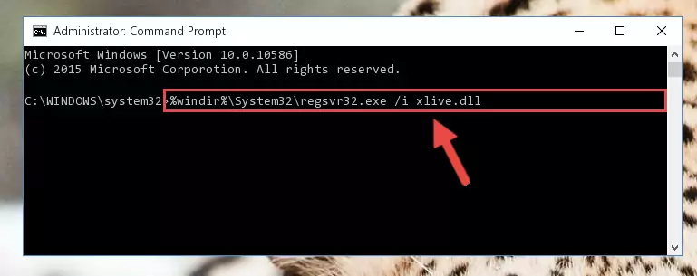 Reregistering the Xlive.dll file in the system (for 64 Bit)