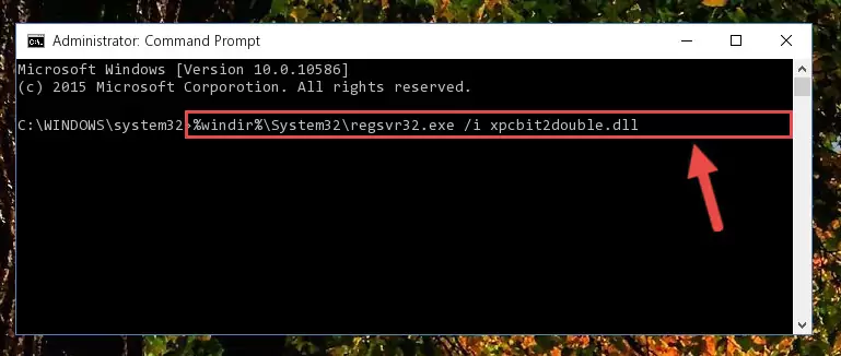 Deleting the damaged registry of the Xpcbit2double.dll
