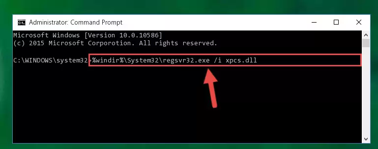 Reregistering the Xpcs.dll file in the system (for 64 Bit)
