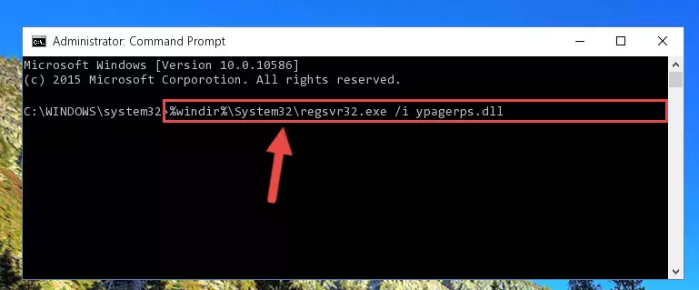 Cleaning the problematic registry of the Ypagerps.dll library from the Windows Registry Editor