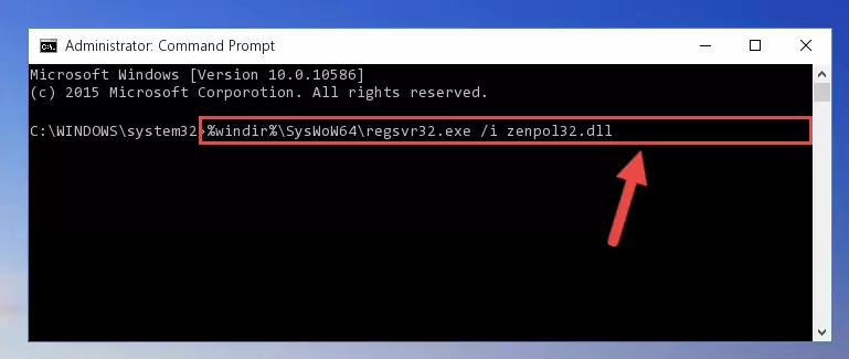 Uninstalling the Zenpol32.dll library's problematic registry from Regedit (for 64 Bit)