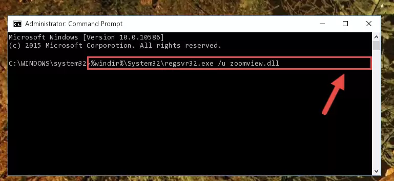 Creating a new registry for the Zoomview.dll file