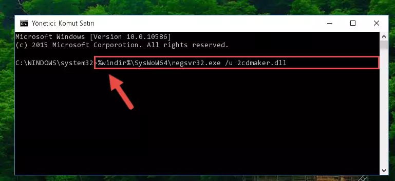 2cdmaker.dll kütüphanesi için Windows Kayıt Defterinde yeni kayıt oluşturma