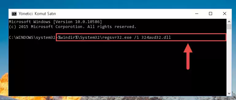 324aud32.dll dosyasının kaydını sistemden kaldırma