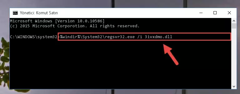 3ivxdmo.dll kütüphanesinin Windows Kayıt Defterindeki sorunlu kaydını silme