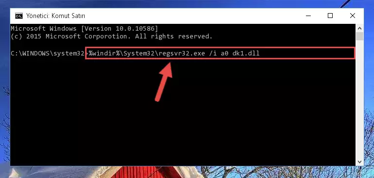 A0 dk1.dll kütüphanesinin Windows Kayıt Defteri üzerindeki sorunlu kaydını temizleme