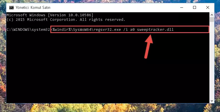 A0 sweeptracker.dll dosyasının Windows Kayıt Defterindeki sorunlu kaydını silme