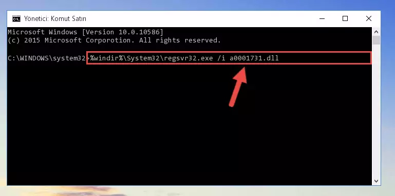 A0001731.dll kütüphanesinin Windows Kayıt Defteri üzerindeki sorunlu kaydını temizleme