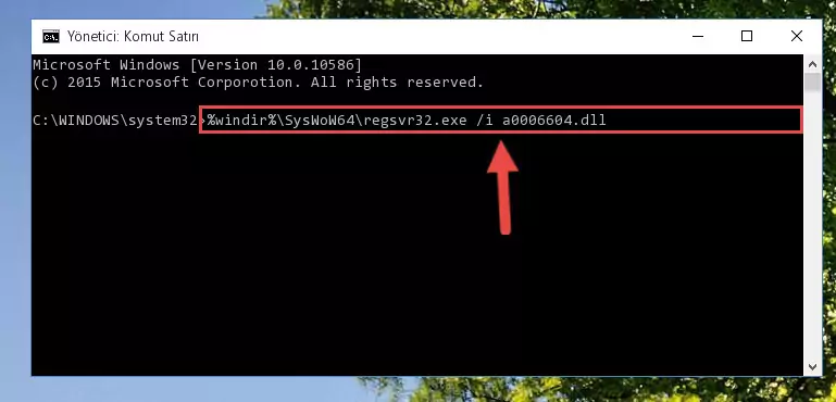 A0006604.dll dosyasının Windows Kayıt Defteri üzerindeki sorunlu kaydını temizleme