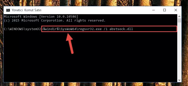 Abstsock.dll kütüphanesinin Windows Kayıt Defteri üzerindeki sorunlu kaydını temizleme