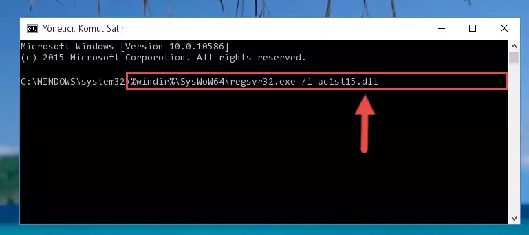 Ac1st15.dll kütüphanesinin Windows Kayıt Defterindeki sorunlu kaydını silme
