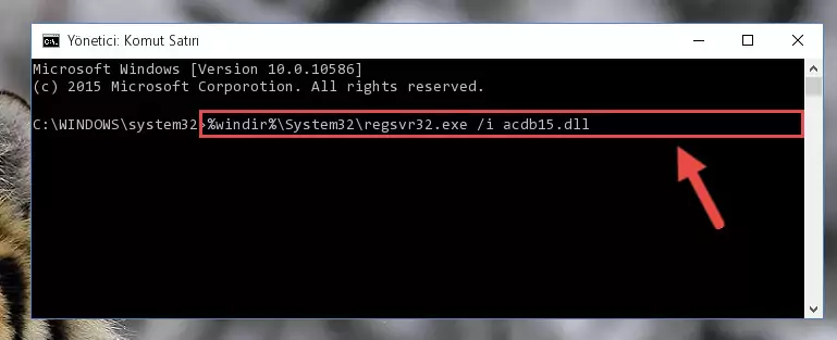 Acdb15.dll dosyasının Windows Kayıt Defterindeki sorunlu kaydını silme