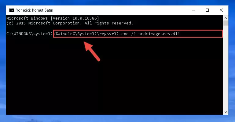 Acdcimagesres.dll kütüphanesinin Windows Kayıt Defterindeki sorunlu kaydını silme