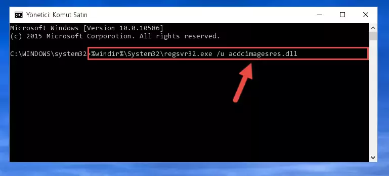 Acdcimagesres.dll kütüphanesi için Regedit (Windows Kayıt Defteri) üzerinde temiz kayıt oluşturma