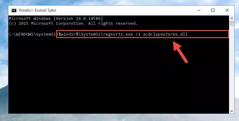 Acdclayoutsres.dll kütüphanesinin Windows Kayıt Defteri üzerindeki sorunlu kaydını temizleme