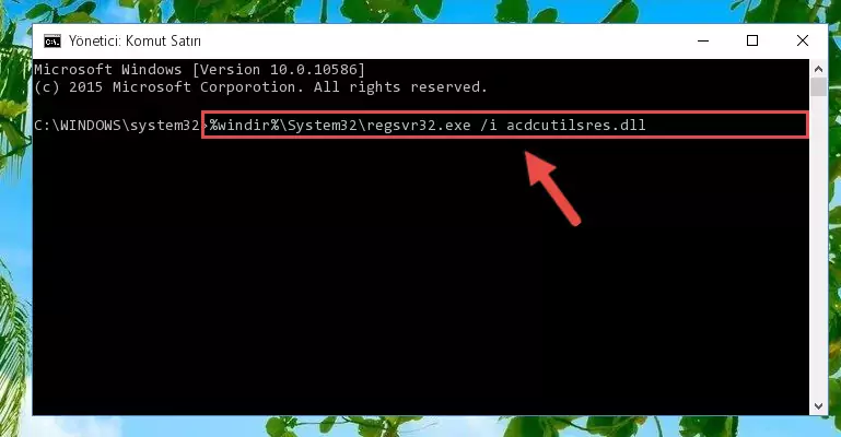 Acdcutilsres.dll kütüphanesinin Windows Kayıt Defterindeki sorunlu kaydını silme