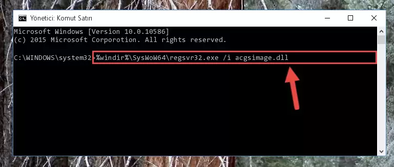 Acgsimage.dll kütüphanesinin Windows Kayıt Defterindeki sorunlu kaydını silme